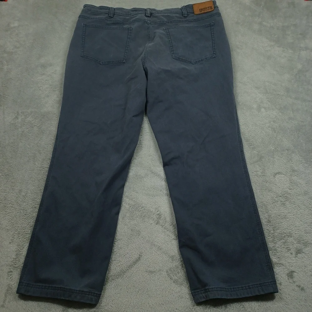 Duluth Jeans Mens 40x29‎ Gray Denim Flex Fire Hose Workwear Casual Outdoor